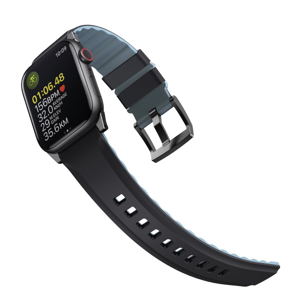 Uniq Watch Ultra 49mm Linus Airosoft Silikon Kılıf - Siyah