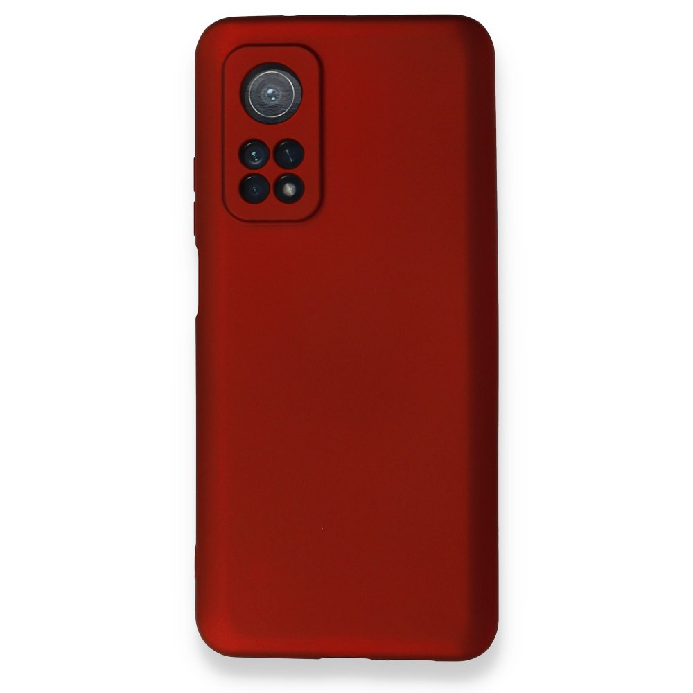 Newface Xiaomi Mi 10T Kılıf First Silikon - Bordo