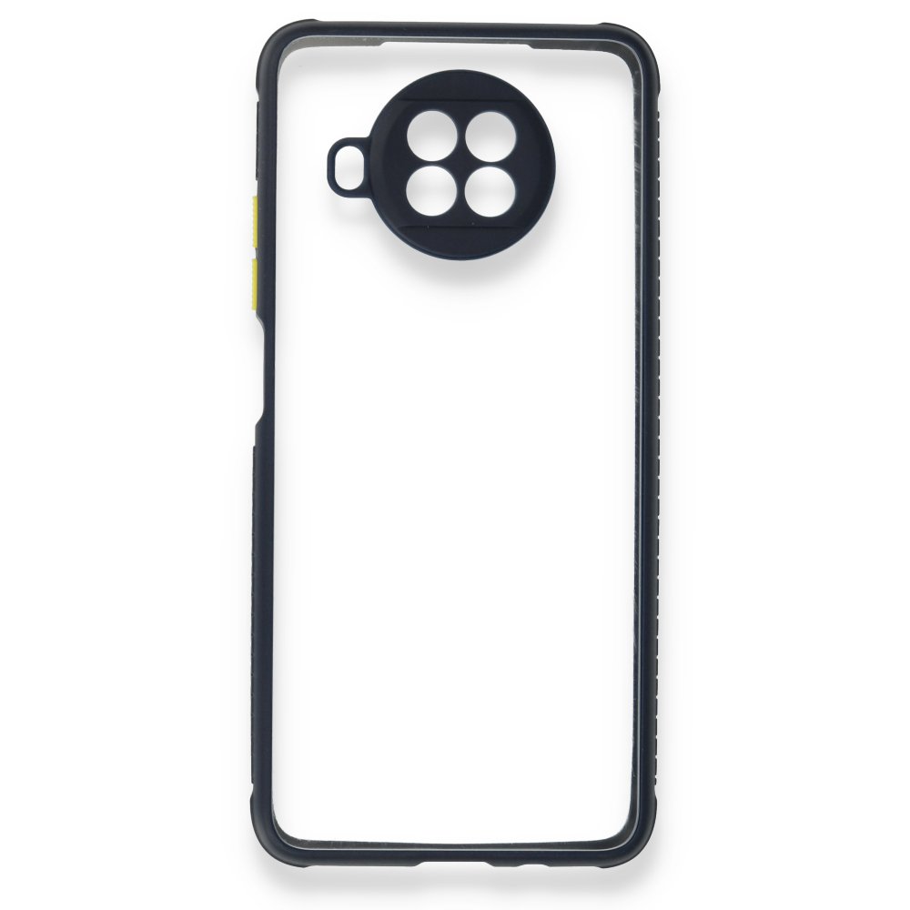 Newface Xiaomi Mi 10T Lite Kılıf Miami Şeffaf Silikon - Lacivert