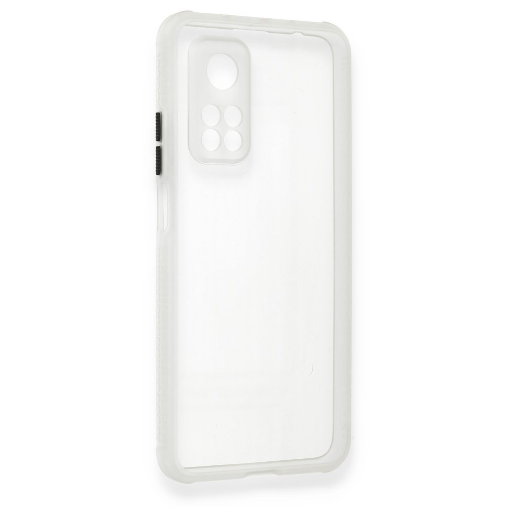 Newface Xiaomi Mi 10T Pro Kılıf Miami Şeffaf Silikon - Şeffaf
