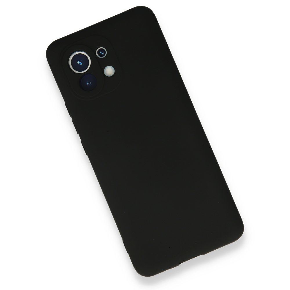 Newface Xiaomi Mi 11 Kılıf Nano içi Kadife  Silikon - Siyah