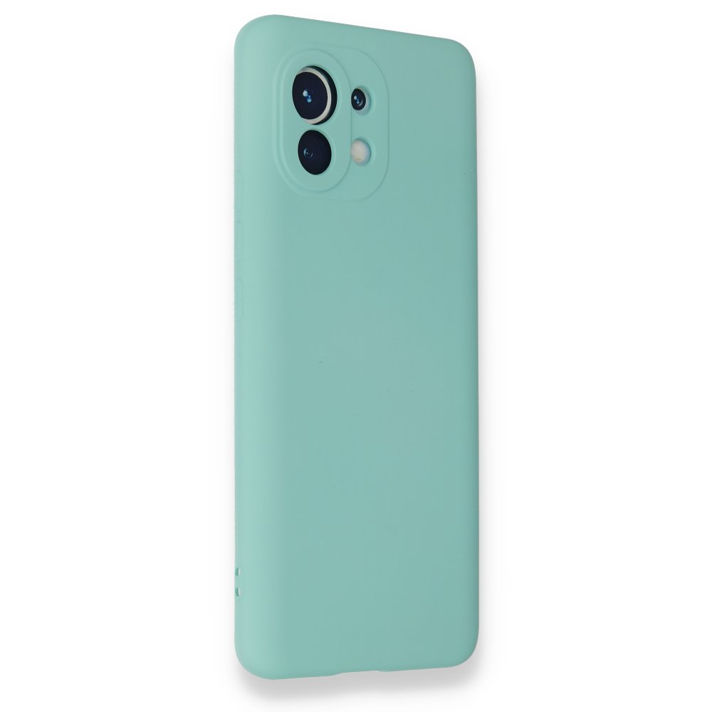 Newface Xiaomi Mi 11 Kılıf Nano içi Kadife Silikon - Turkuaz