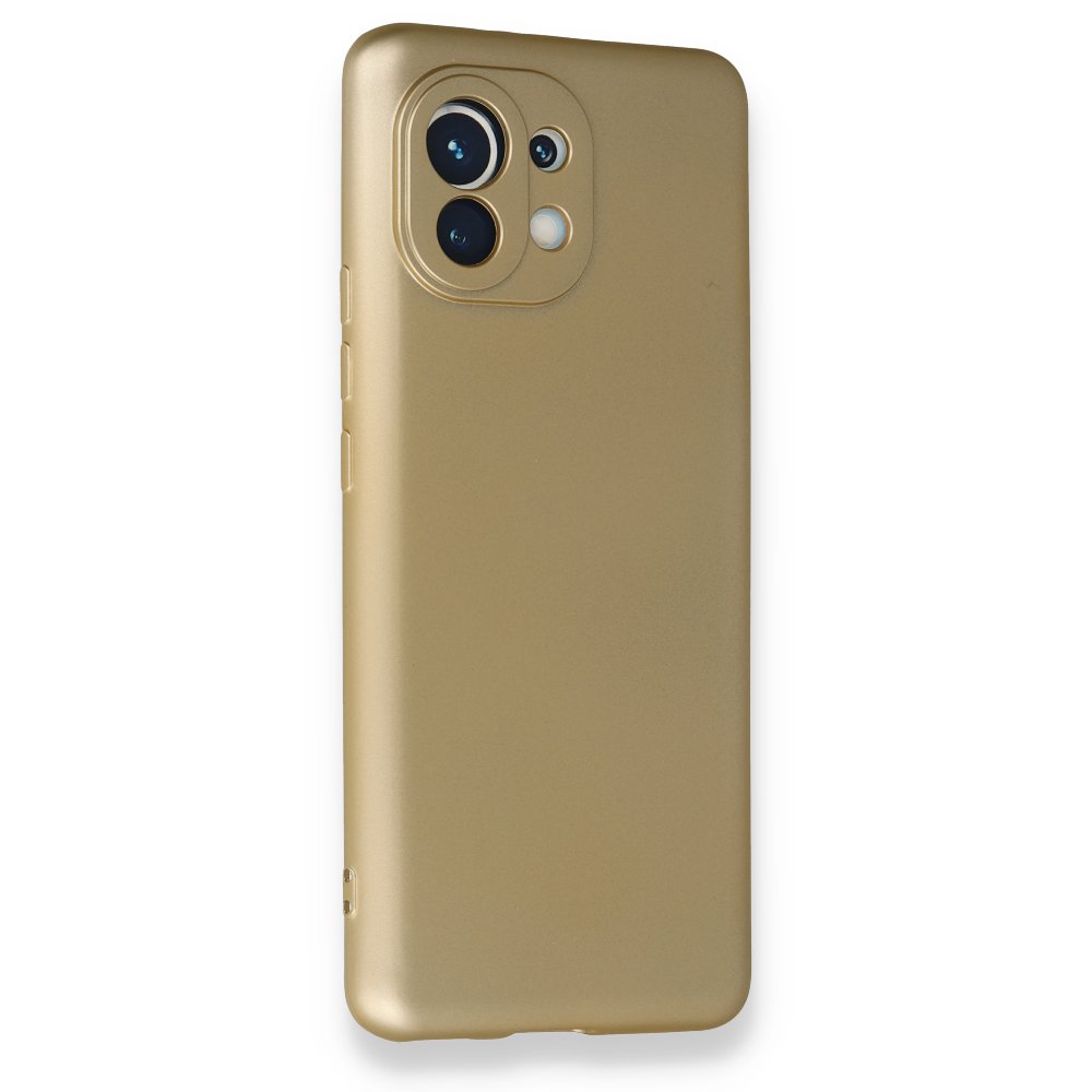 Newface Xiaomi Mi 11 Kılıf First Silikon - Gold