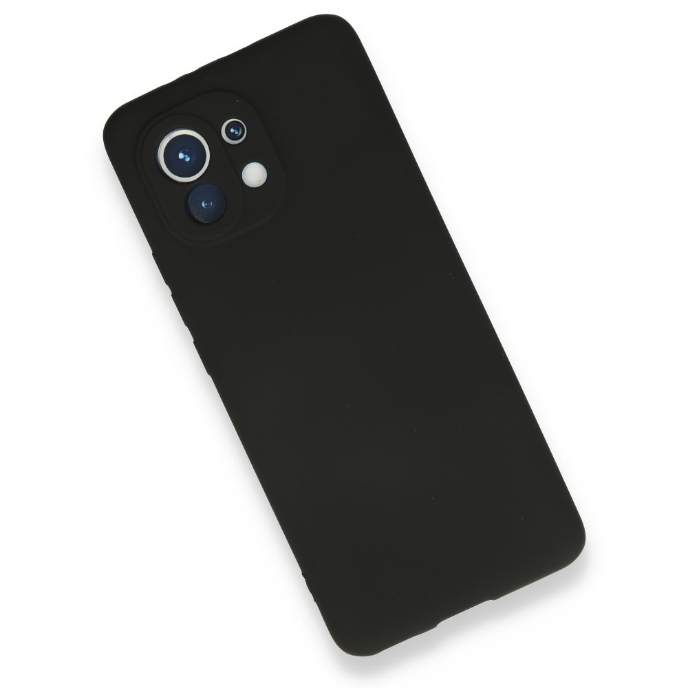 Newface Xiaomi Mi 11 Kılıf First Silikon - Siyah