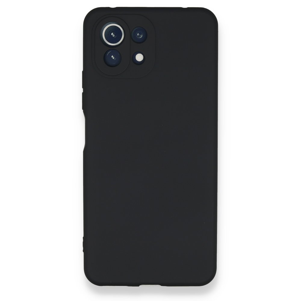 Newface Xiaomi Mİ 11 Lite Kılıf Nano içi Kadife Silikon - Lacivert