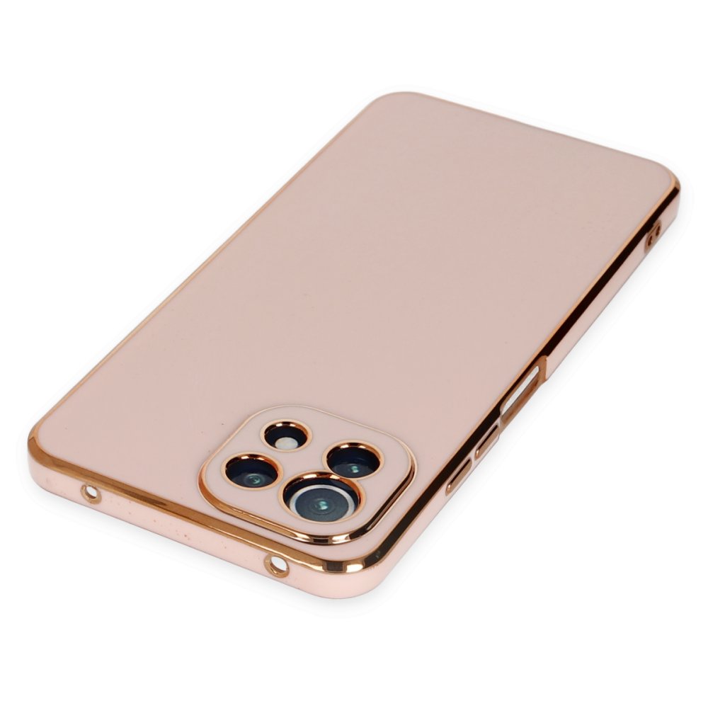 Newface Xiaomi Mİ 11 Lite Kılıf Volet Silikon - Pembe