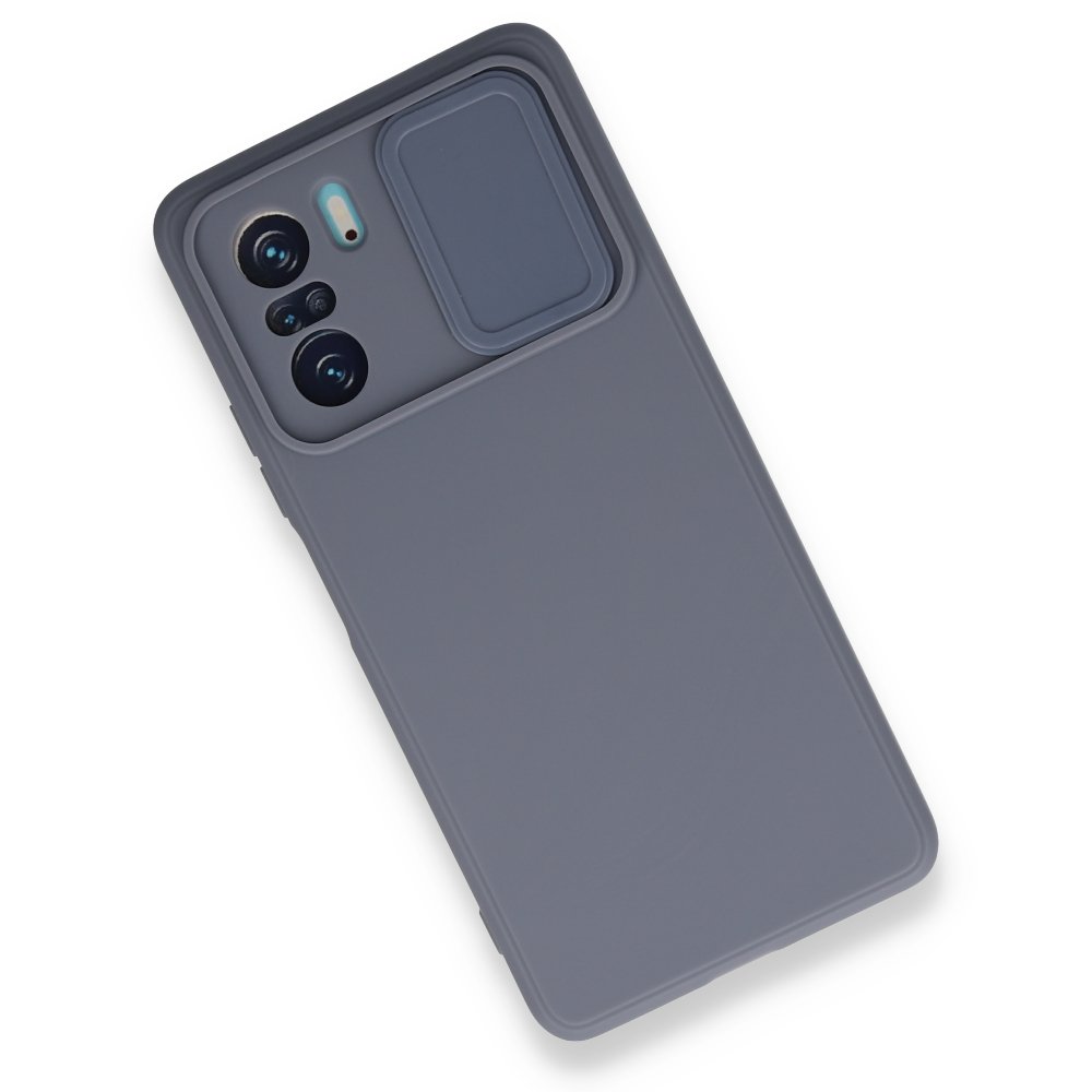 Newface Xiaomi Mi 11i Kılıf Color Lens Silikon - Gri