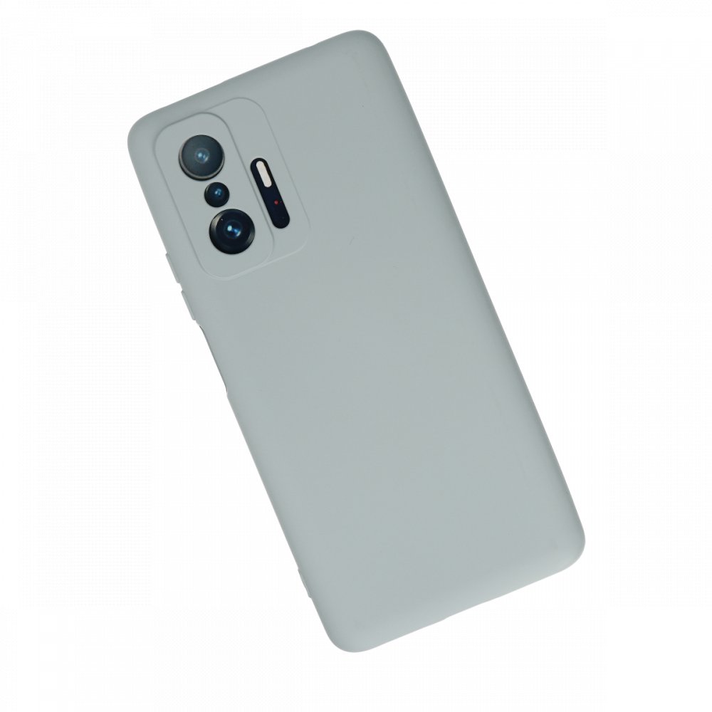 Newface Xiaomi Mi 11T Kılıf Nano içi Kadife Silikon - Buz Mavisi