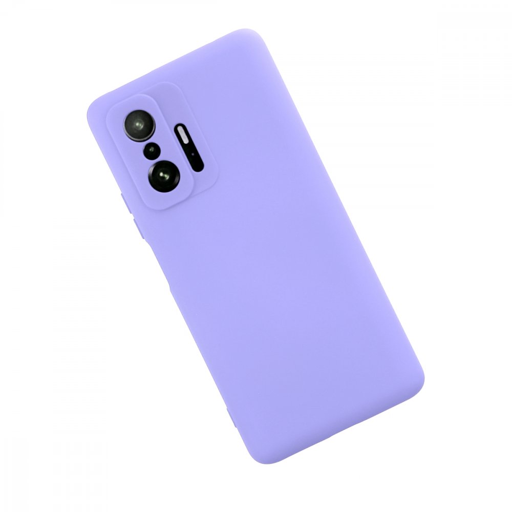 Newface Xiaomi Mi 11T Kılıf Nano içi Kadife Silikon - Lila