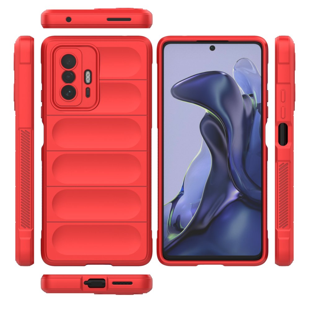 Newface Xiaomi Mi 11T Kılıf Optimum Silikon - Kırmızı