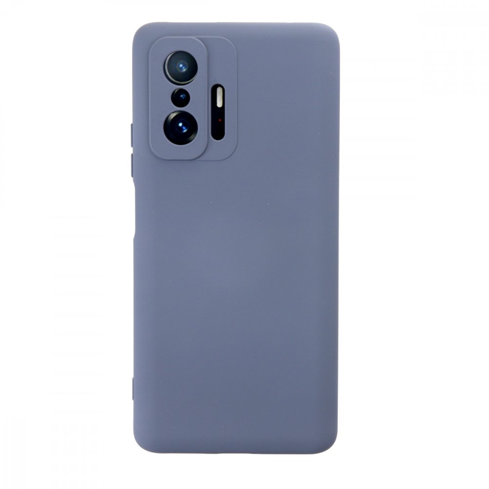 Newface Xiaomi Mi 11T Pro Kılıf Nano içi Kadife Silikon - Gri