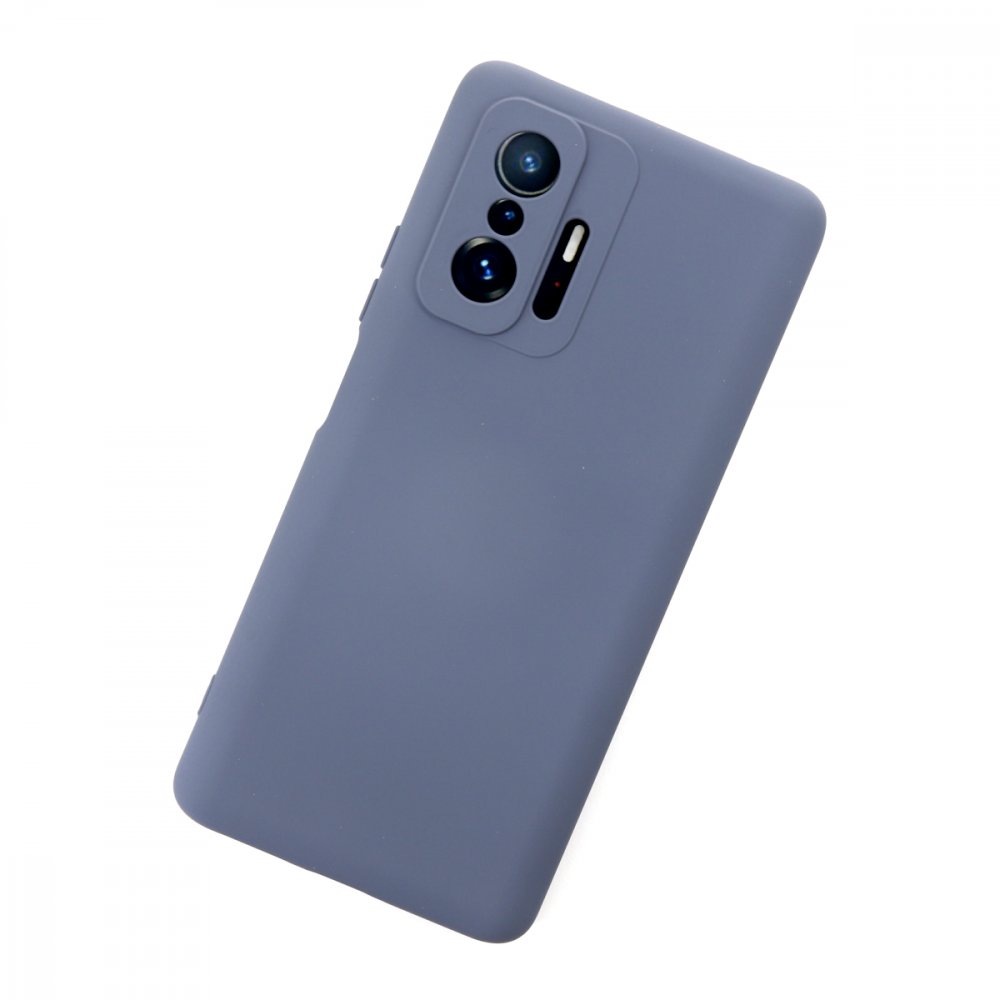 Newface Xiaomi Mi 11T Pro Kılıf Nano içi Kadife Silikon - Gri