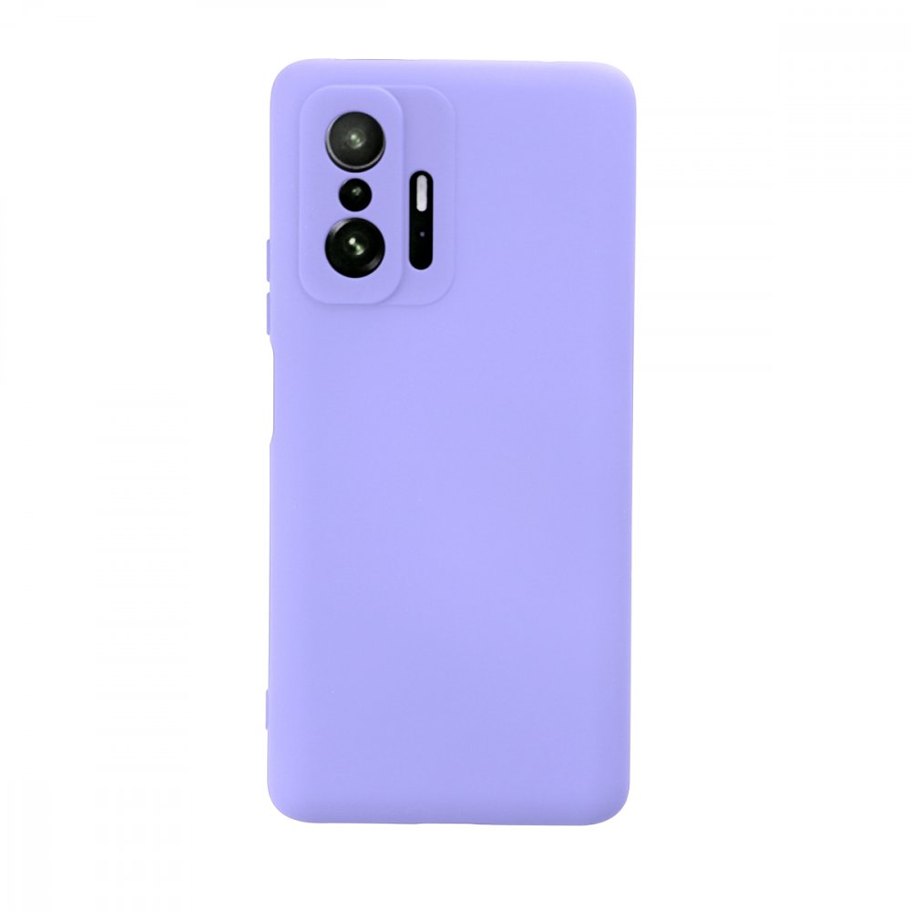 Newface Xiaomi Mi 11T Pro Kılıf Nano içi Kadife Silikon - Lila