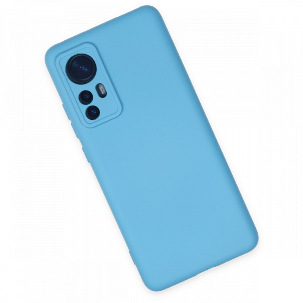 Newface Xiaomi Mi 12 Kılıf Nano içi Kadife Silikon - Mavi