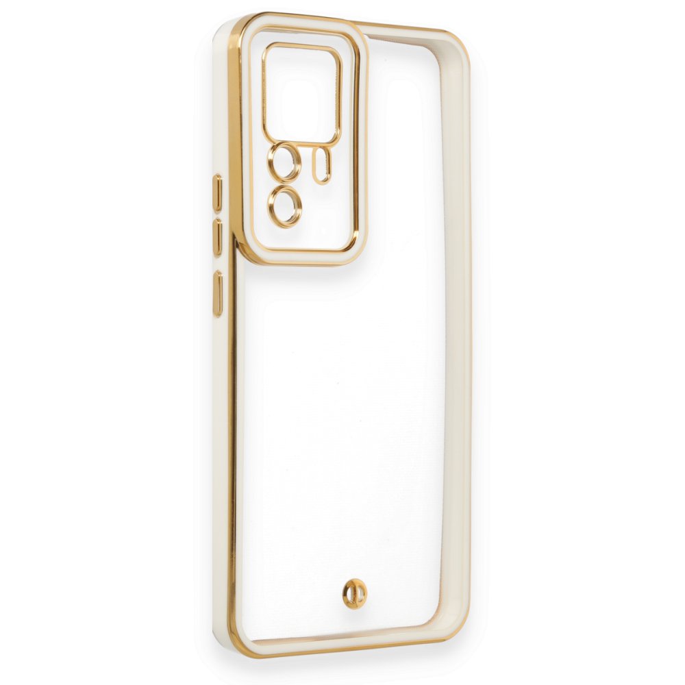 Newface Xiaomi Mi 12T Kılıf Liva Lens Silikon - Beyaz