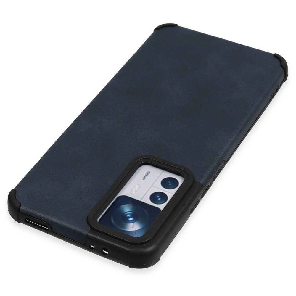 Newface Xiaomi Mi 12T Kılıf Loop Deri Silikon - Lacivert