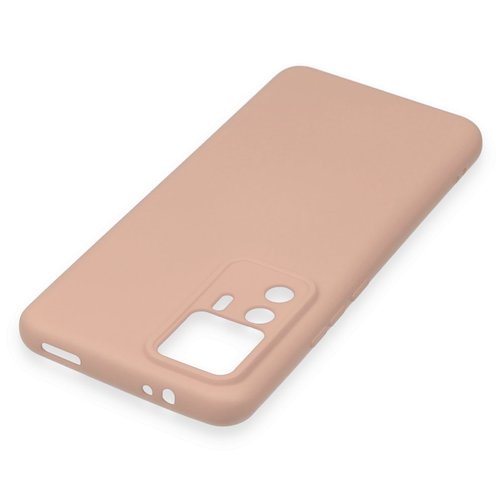 Newface Xiaomi Mi 12T Kılıf Nano içi Kadife Silikon - Pudra