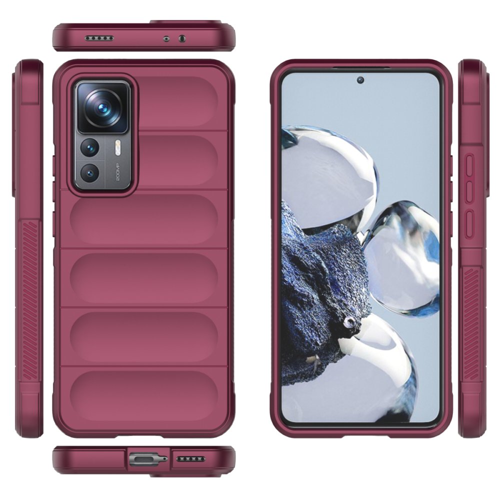 Newface Xiaomi Mi 12T Kılıf Optimum Silikon - Bordo