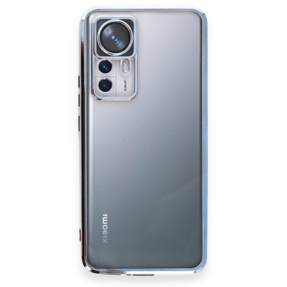 Newface Xiaomi Mi 12T Kılıf Razer Lensli Silikon - Açık Mavi