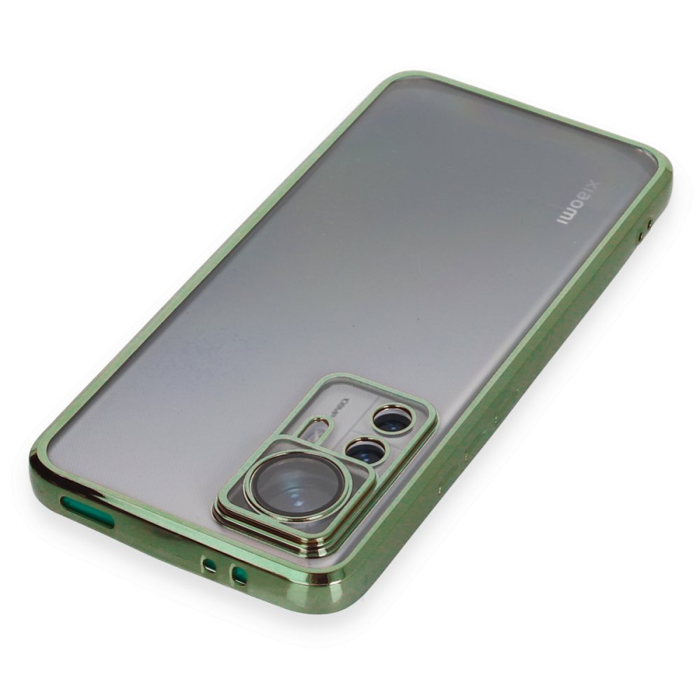 Newface Xiaomi Mi 12T Kılıf Razer Lensli Silikon - Yeşil