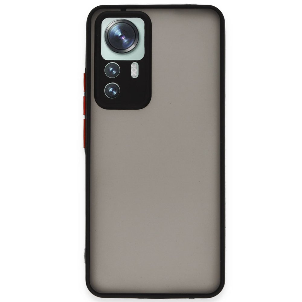 Newface Xiaomi Mi 12T Pro Kılıf Montreal Silikon Kapak - Siyah