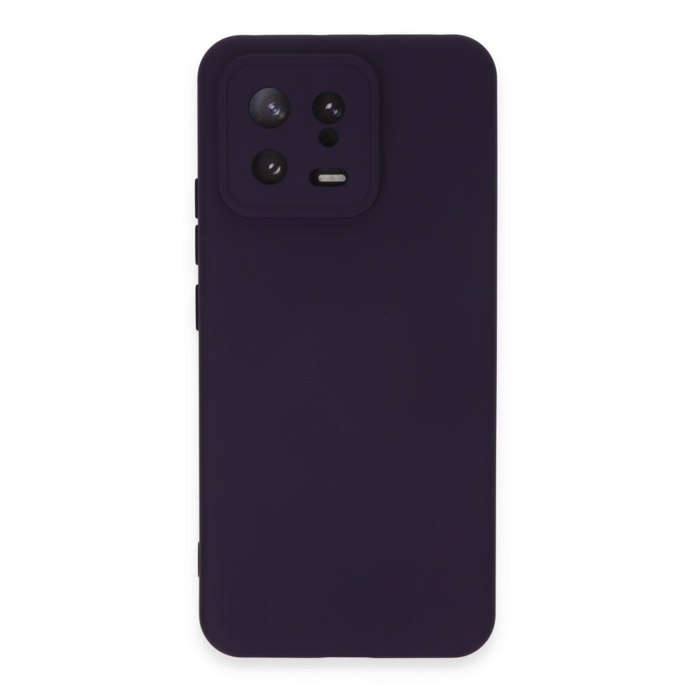 Newface Xiaomi Mi 13 Kılıf Nano içi Kadife Silikon - Mor