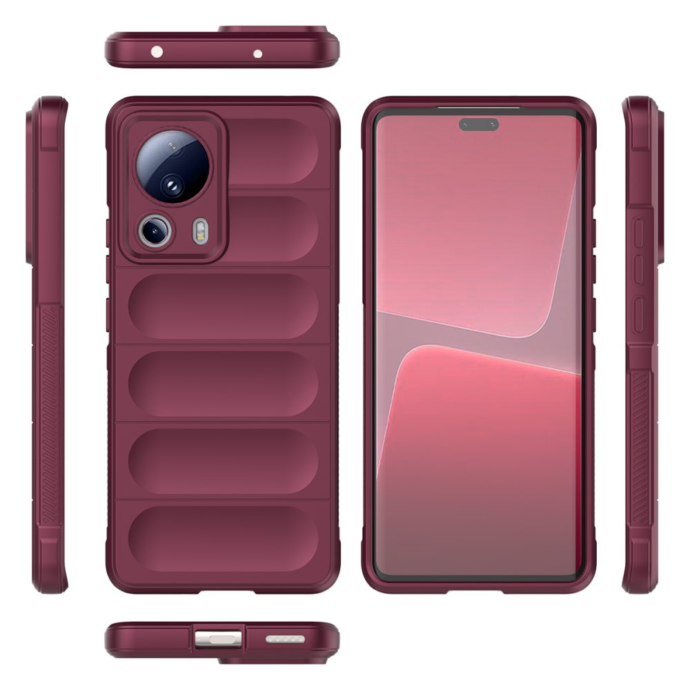 Newface Xiaomi Mi 13 Lite Kılıf Optimum Silikon - Bordo