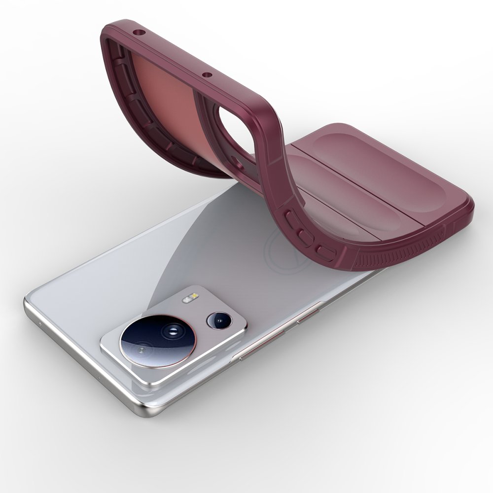 Newface Xiaomi Mi 13 Lite Kılıf Optimum Silikon - Bordo