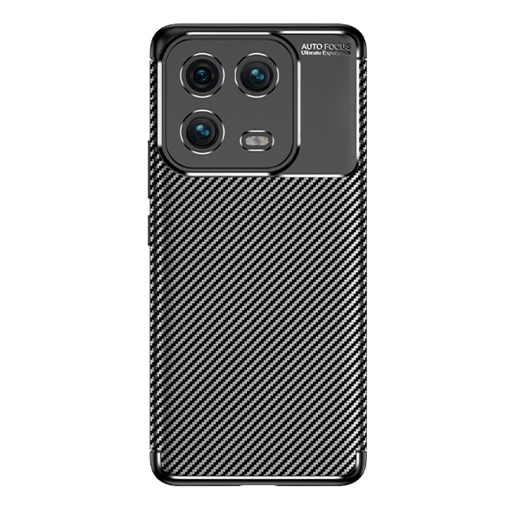 Newface Xiaomi Mi 13 Pro Kılıf Auto Focus Karbon Kapak - Siyah