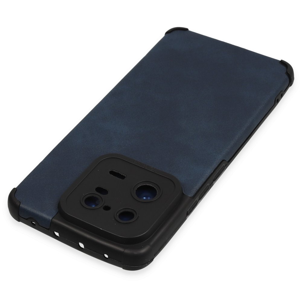 Newface Xiaomi Mi 13 Pro Kılıf Loop Deri Silikon - Lacivert