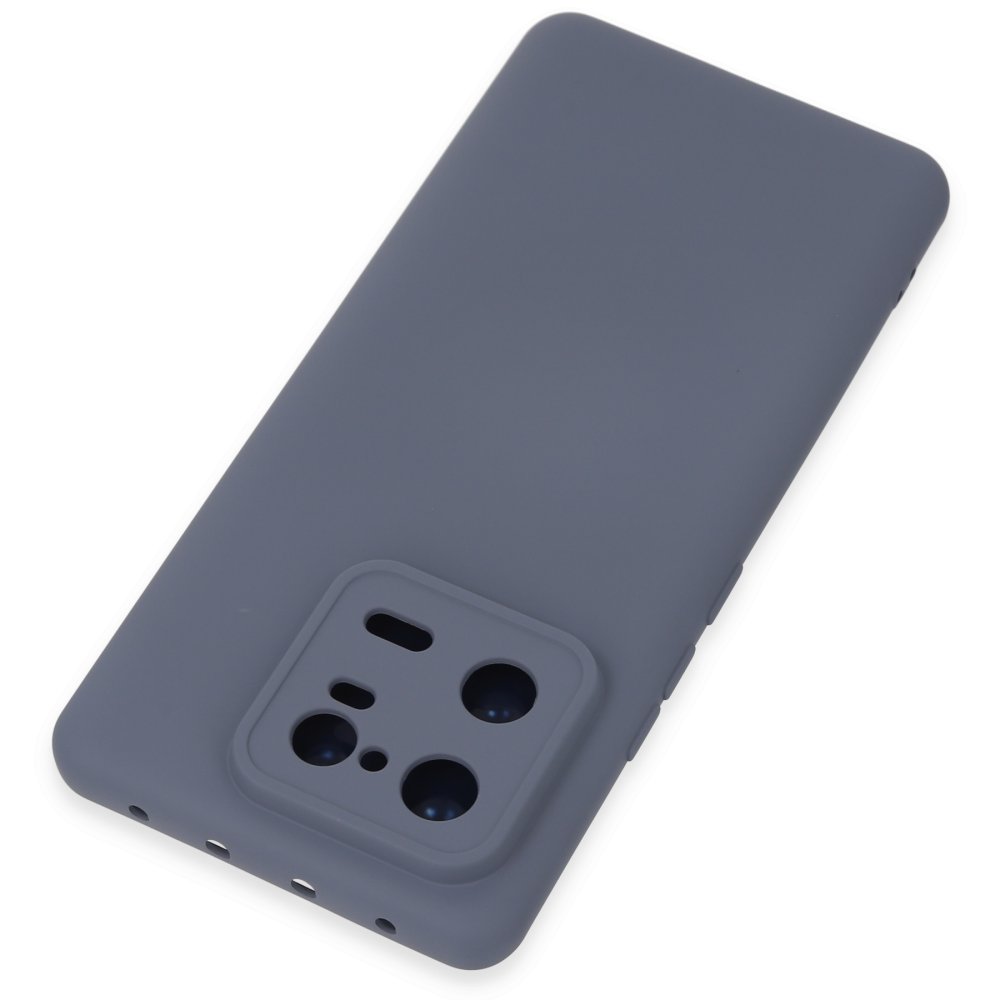 Newface Xiaomi Mi 13 Pro Kılıf Nano içi Kadife Silikon - Gri