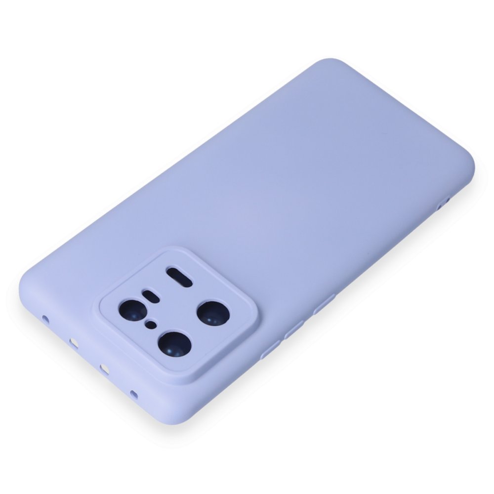 Newface Xiaomi Mi 13 Pro Kılıf Nano içi Kadife Silikon - Lila