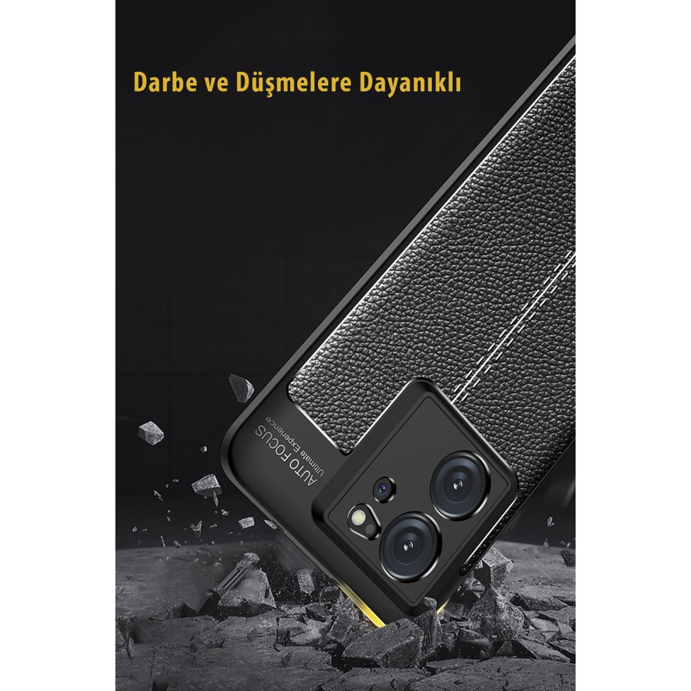 Newface Xiaomi Mi 13T Pro Kılıf Auto Focus Kapak - Siyah