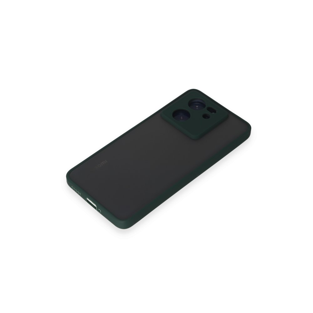 Newface Xiaomi Mi 13T Pro Kılıf Montreal Silikon Kapak - Yeşil