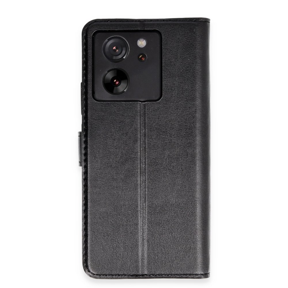 Newface Xiaomi Mi 13T Pro Kılıf Trend S Plus Kapaklı Kılıf - Siyah