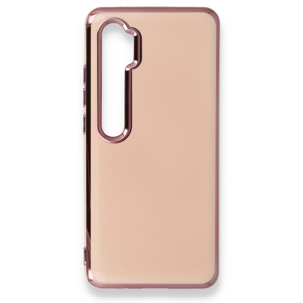 Newface Xiaomi Mi Note 10 Pro Kılıf İkon Silikon - Rose Gold