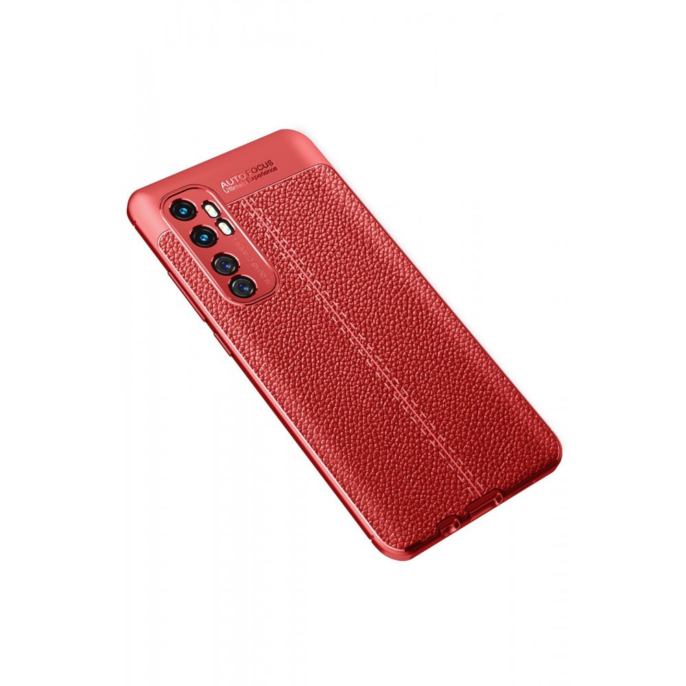 Newface Xiaomi Mi Note 10 Lite Kılıf Auto Focus Kapak - Kırmızı