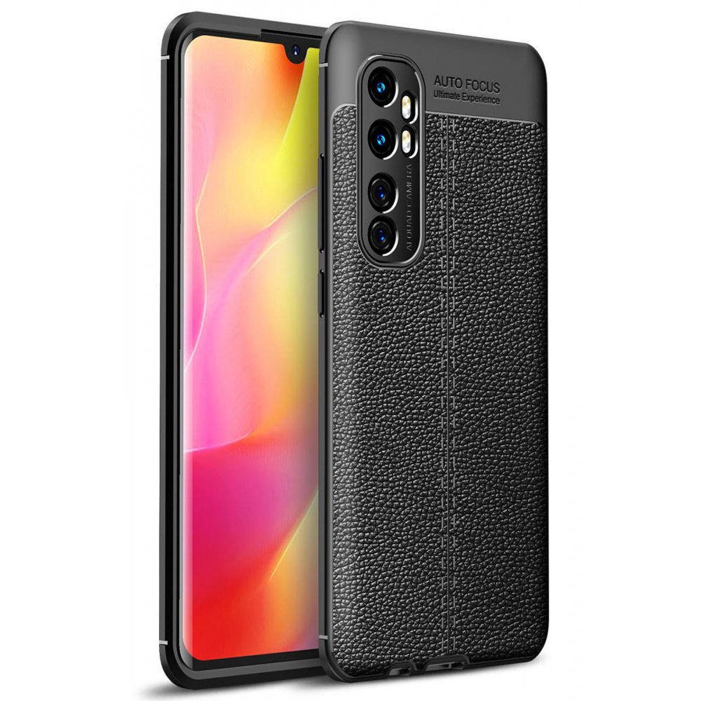 Newface Xiaomi Mi Note 10 Lite Kılıf Auto Focus Kapak - Siyah