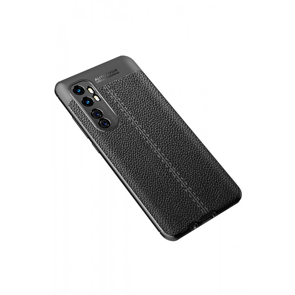 Newface Xiaomi Mi Note 10 Lite Kılıf Auto Focus Kapak - Siyah