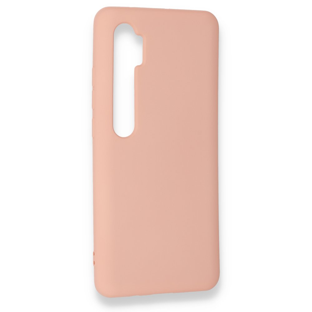 Newface Xiaomi Mi Note 10 Lite Kılıf Nano içi Kadife  Silikon - Pudra