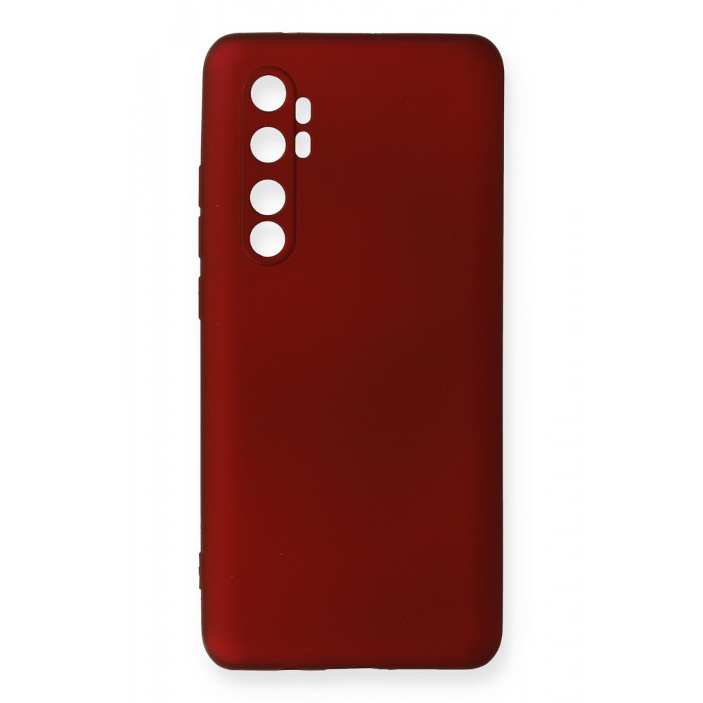 Newface Xiaomi Mi Note 10 Lite Kılıf First Silikon - Bordo