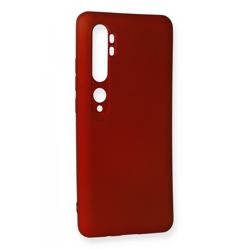 Newface Xiaomi Mi Note 10 Kılıf First Silikon - Bordo