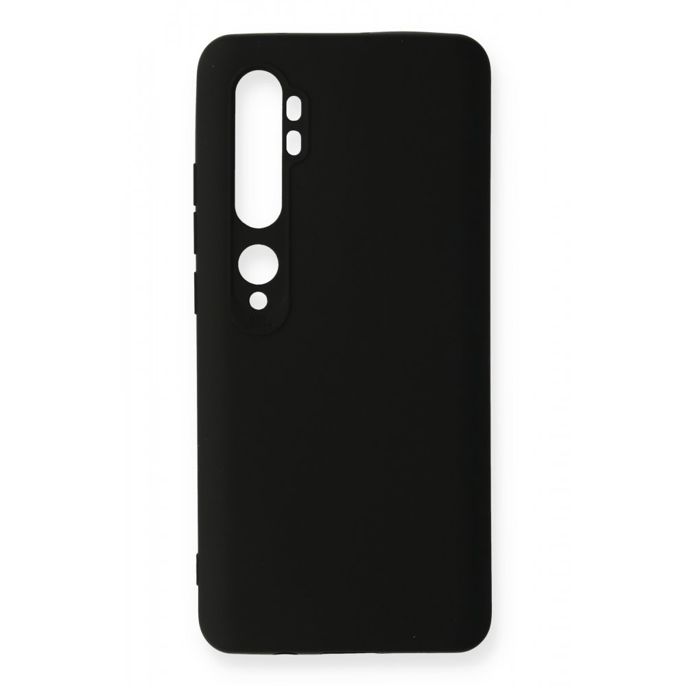 Newface Xiaomi Mi Note 10 Kılıf First Silikon - Siyah
