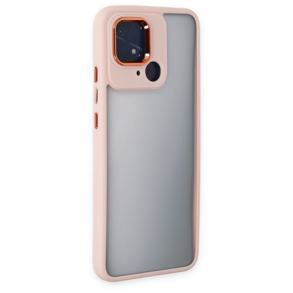 Newface Xiaomi Poco C40 Kılıf Dora Kapak - Pudra