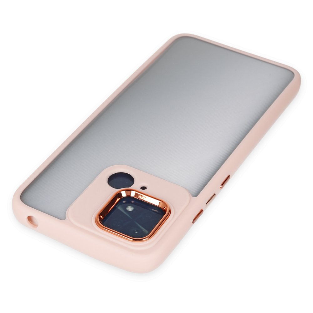 Newface Xiaomi Poco C40 Kılıf Dora Kapak - Pudra