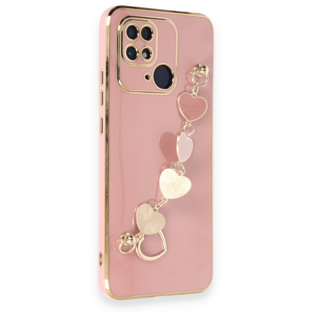 Newface Xiaomi Poco C40 Kılıf Esila Silikon - Pudra