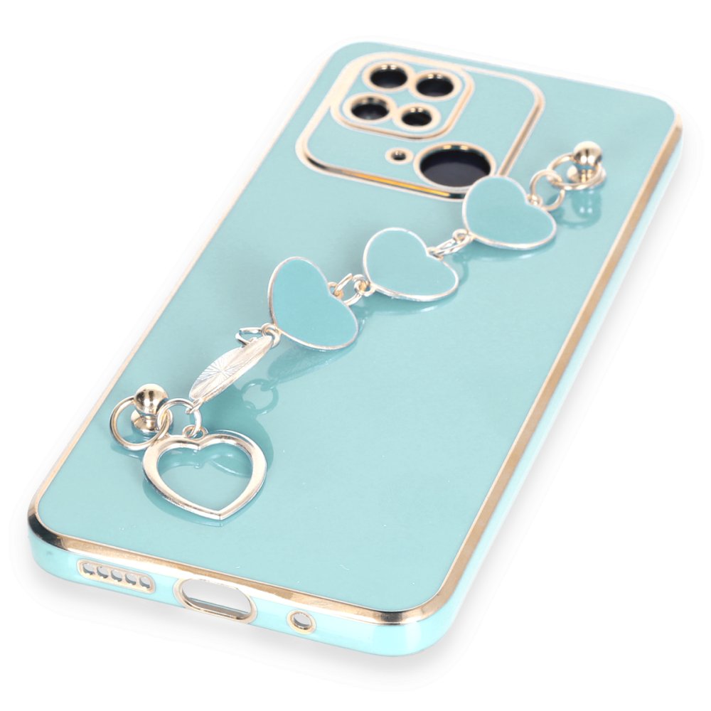 Newface Xiaomi Poco C40 Kılıf Esila Silikon - Su Yeşili