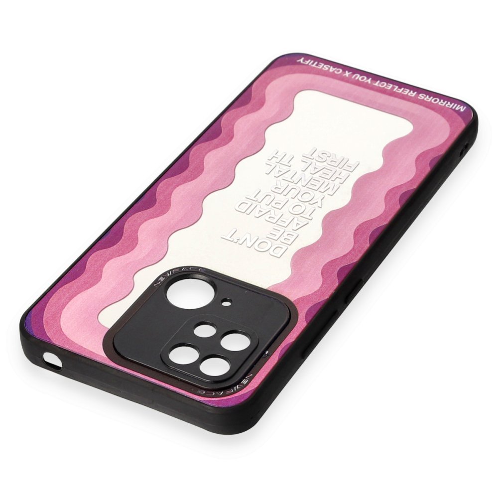 Newface Xiaomi Poco C40 Kılıf Mirror Desenli Kapak - Mirror - 11