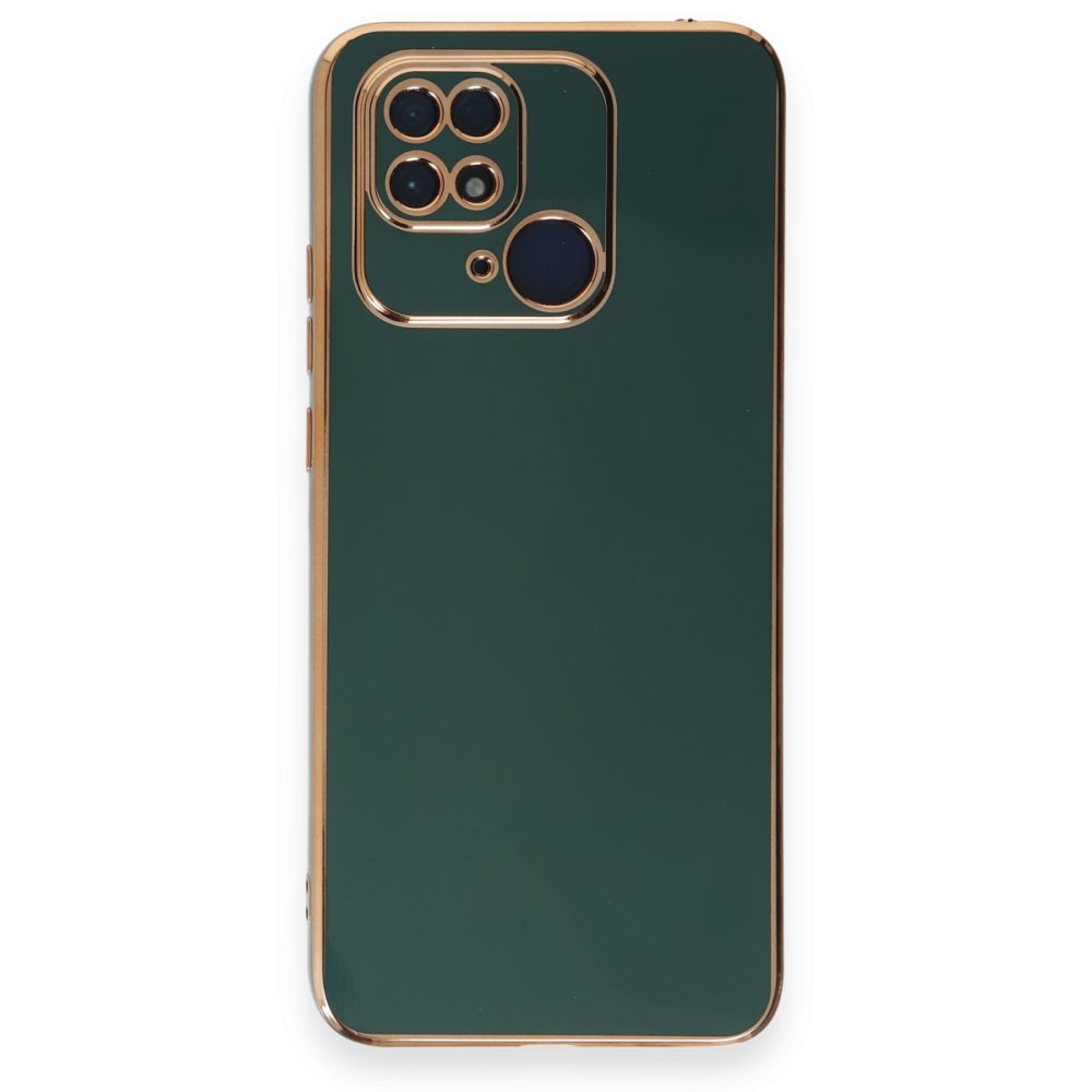 Newface Xiaomi Poco C40 Kılıf Volet Silikon - Koyu Yeşil