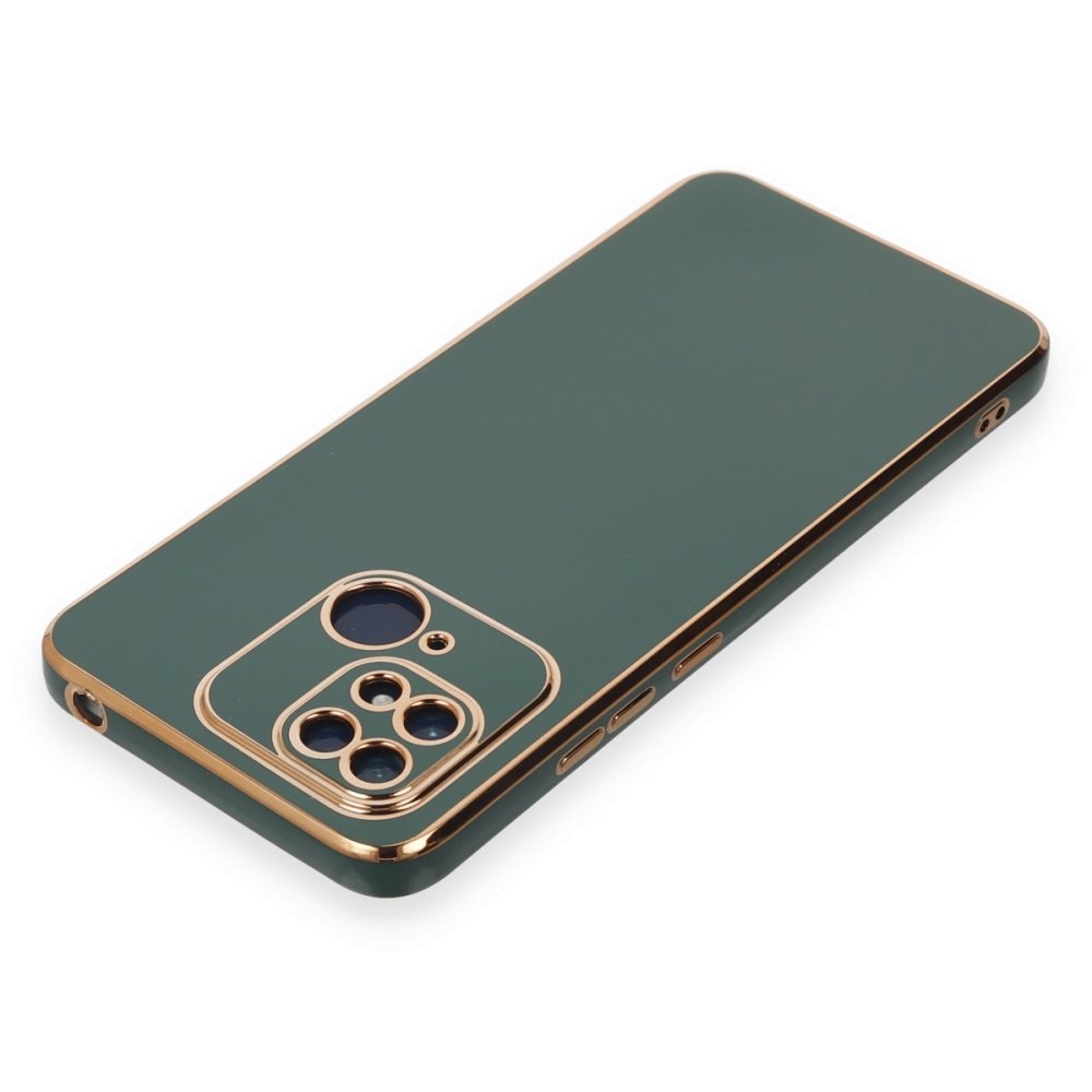 Newface Xiaomi Poco C40 Kılıf Volet Silikon - Koyu Yeşil